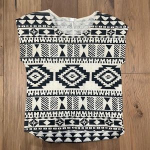 Tea and Rose Aztec Shirt.